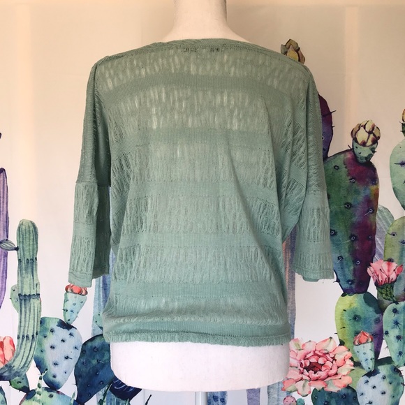 Sheer Off the Shoulder Top - Picture 2 of 5